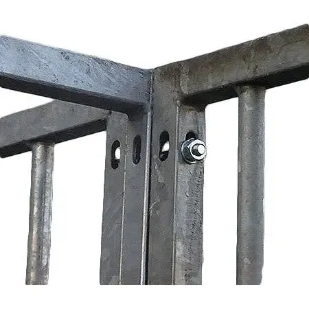 1.0 x 1.84m RIGHT DOOR - Heavy-duty Galvanized Dog Run Panel - Mesh