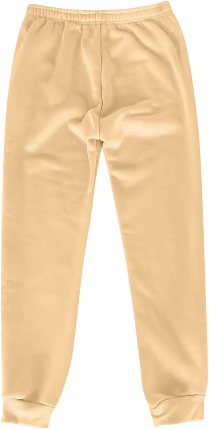 2 Pack Womens Casual Baggy Fleece Sweatpants High Waisted Jogging Running Pants Cinch Bottom Cotton Lounge Joggers