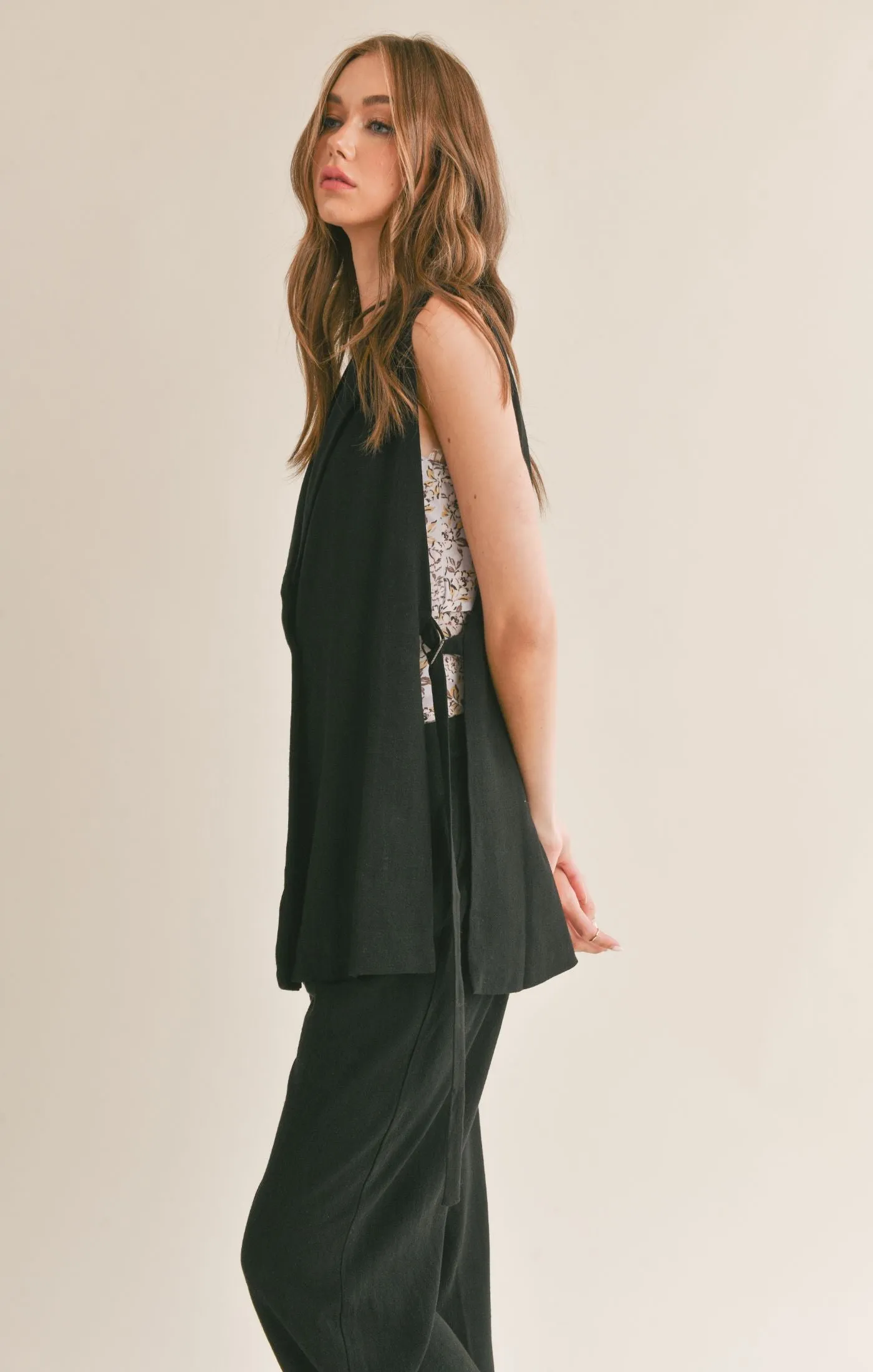 At Ease Blazer Vest - FINAL SALE