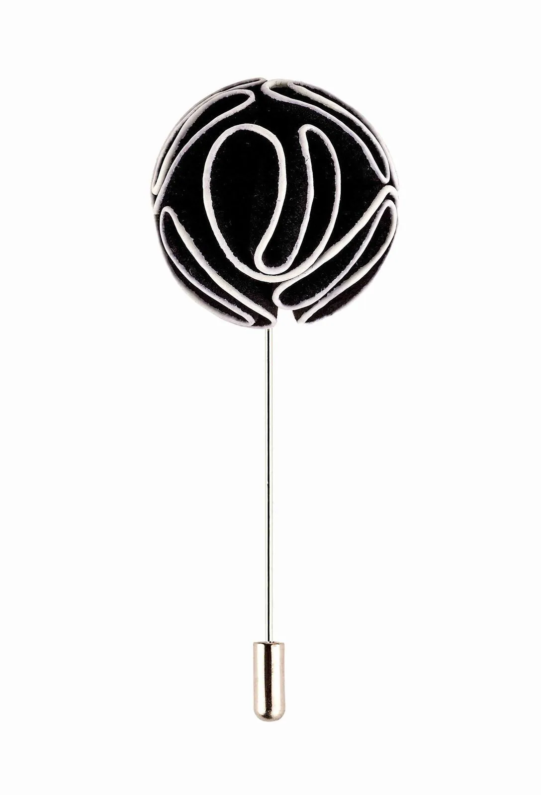 Black Bespoke Lapel Pin