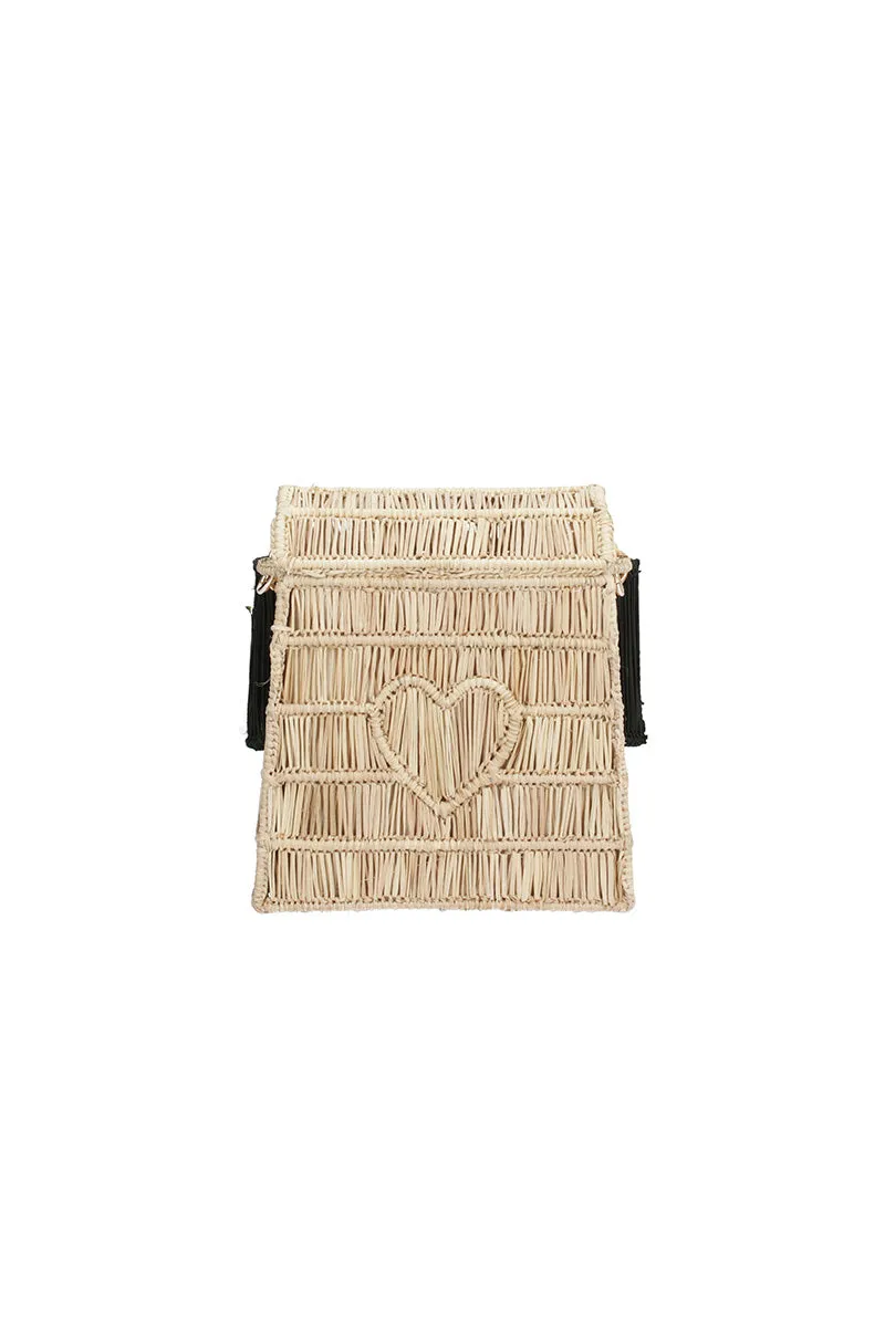 BLACK BOW HANDBAG