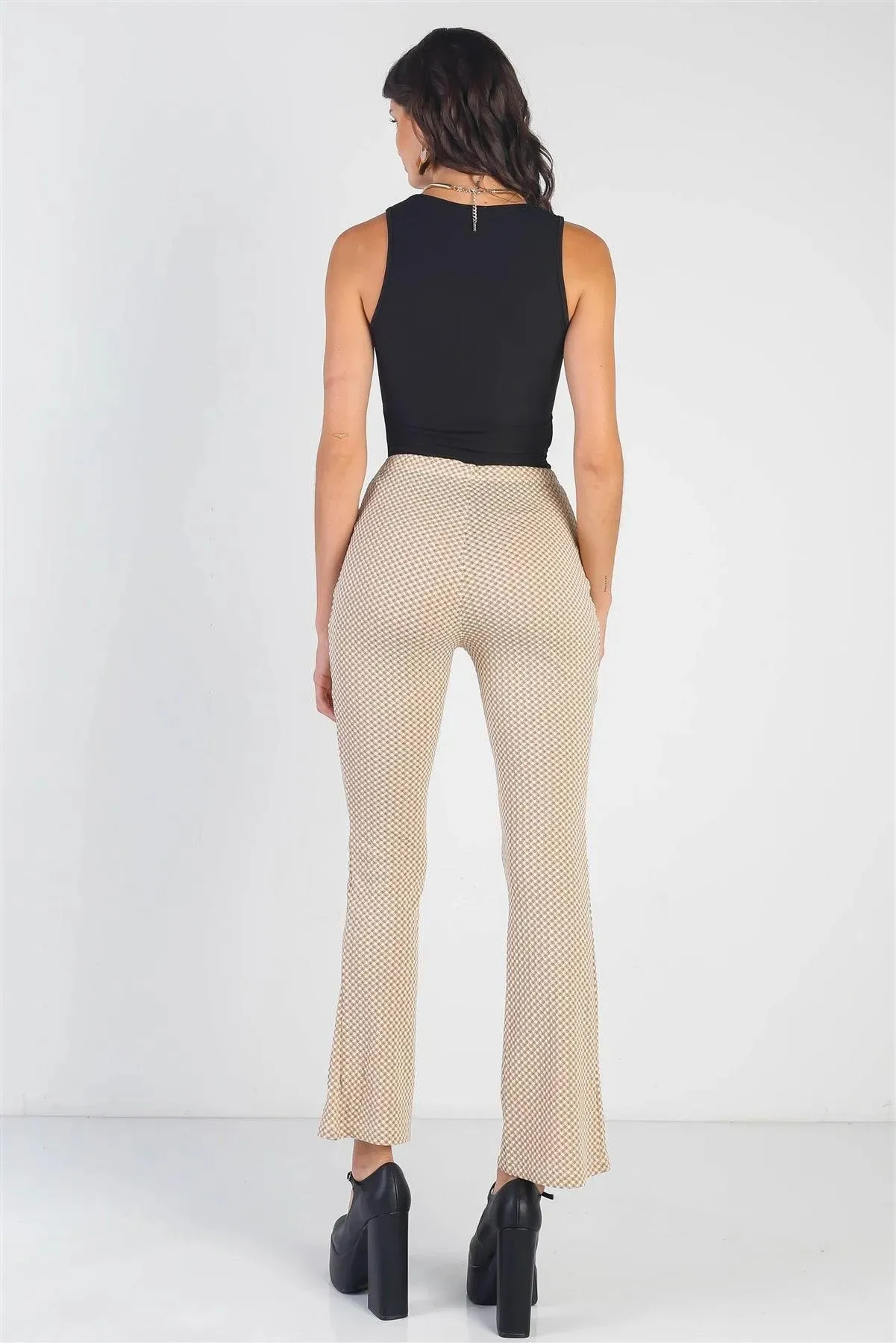 Black Ribbed O-Ring Cut-Out Detail Sleeveless Bodysuit /2-3-1