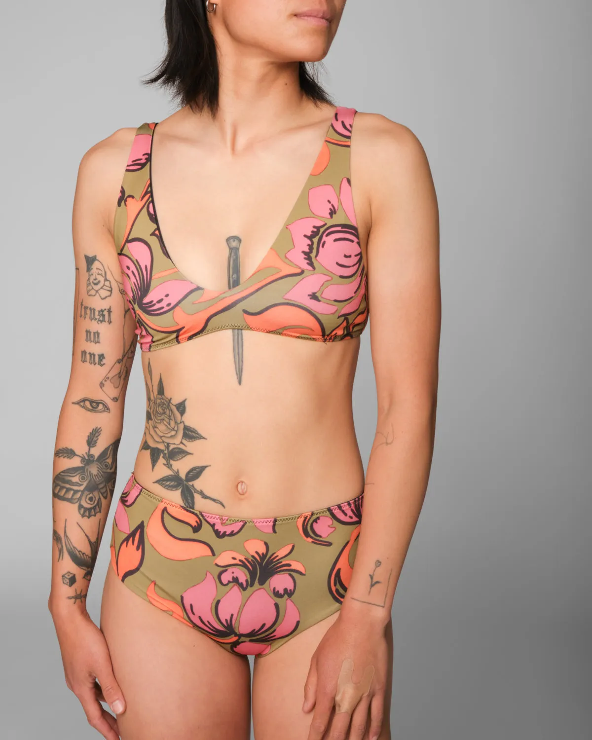 Brasilia Reversible Bikini Top - Freya