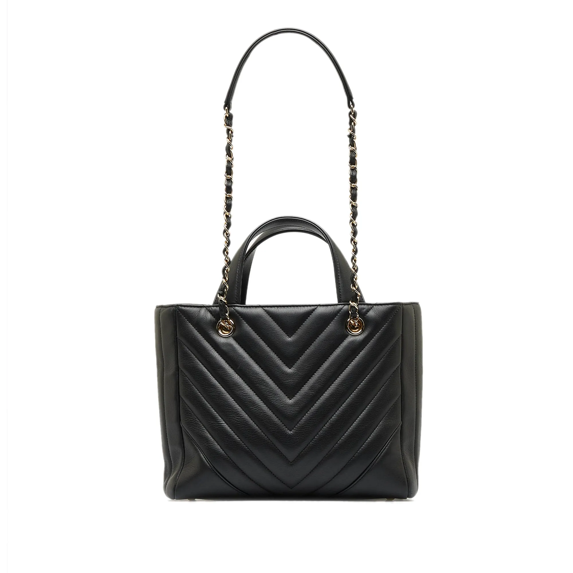 CHANEL CC Chevron Satchel
