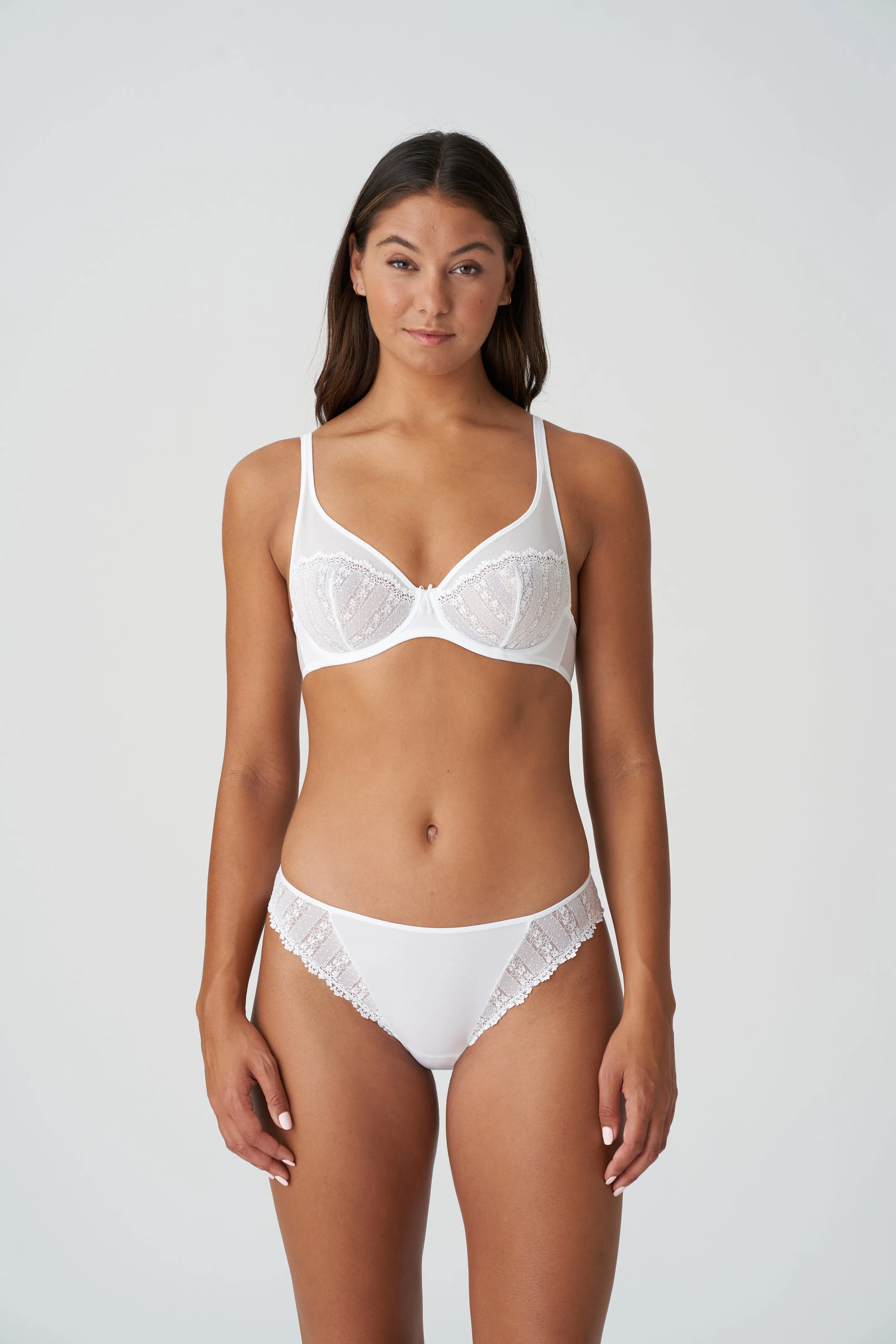 Christy White Plunge Bra