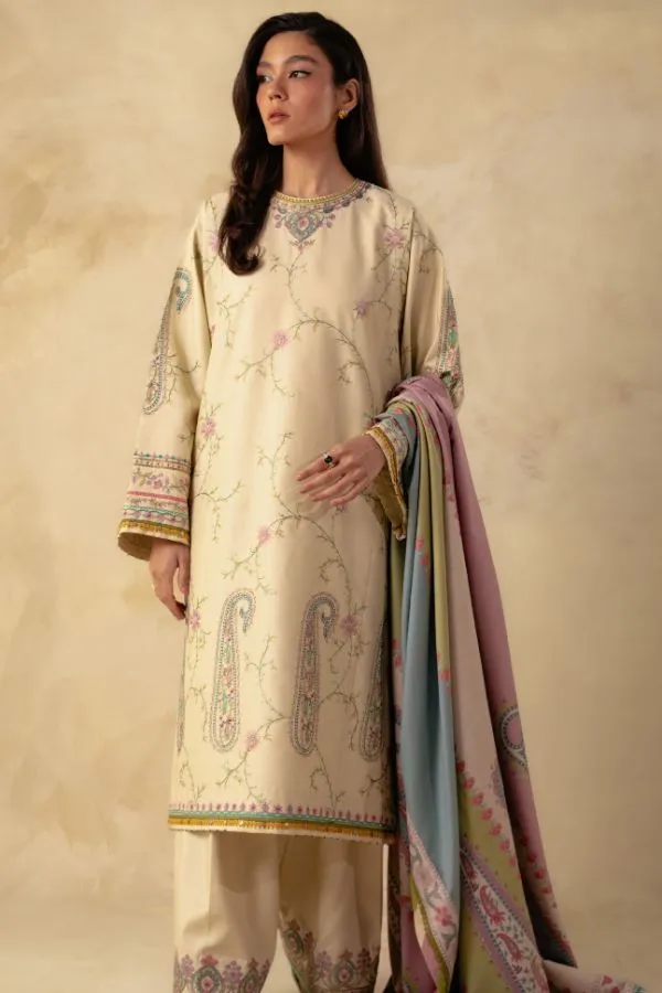 Coco By Zara Shahjahan Winter Unstitched`23 D#03-A