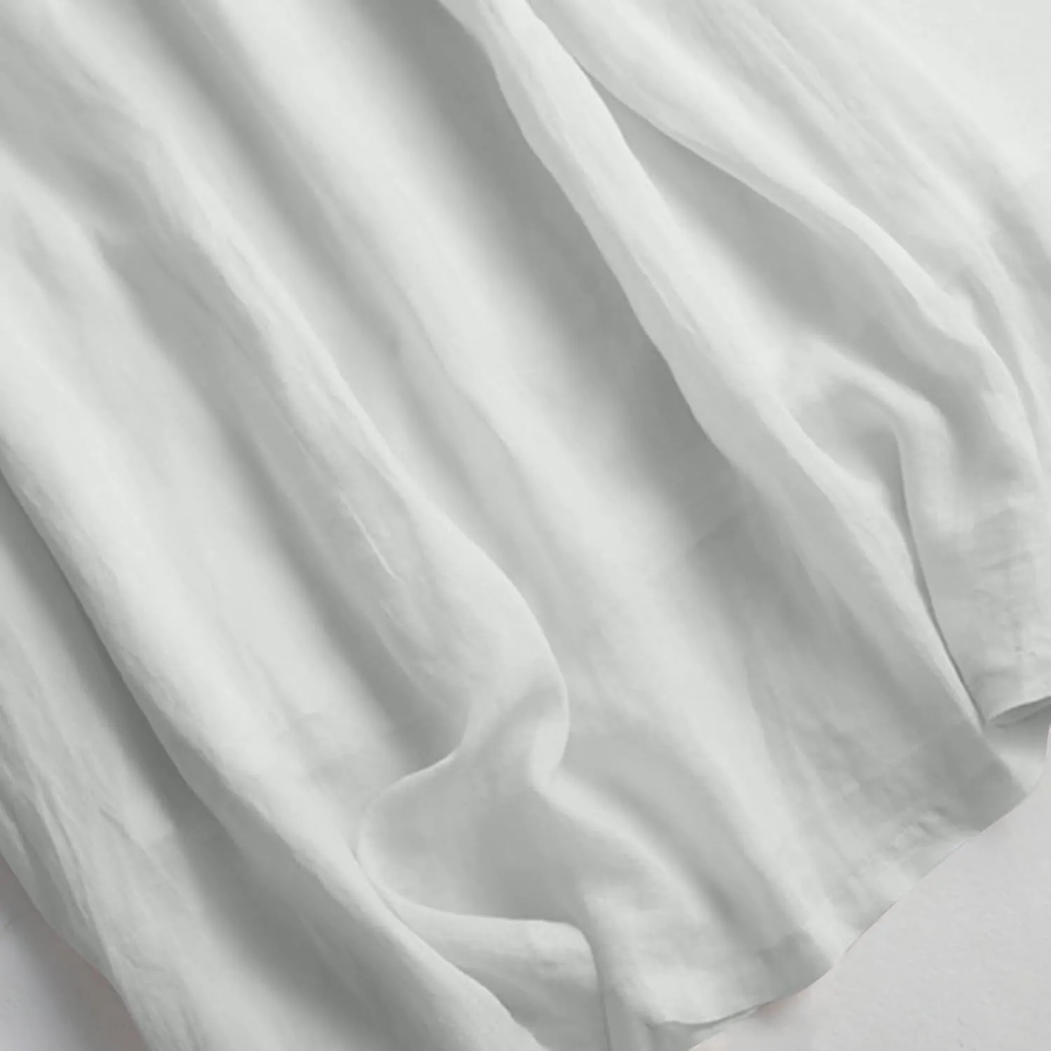 Cotton Linen Long Sleeve Loose Linen Dress for Women Casual Drawstring Waist Summer Vacation Relax Beachwear Resort
