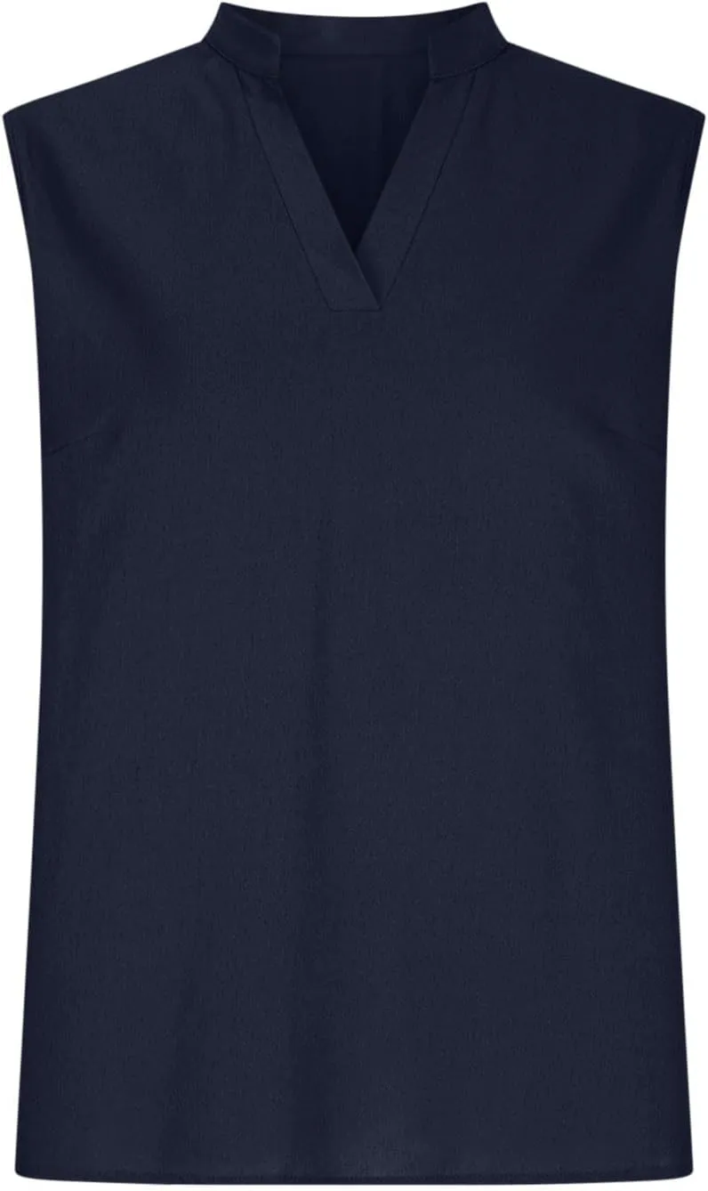Cotton Linen Tank Tops for Women V Neck Sleeveless T-Shirts Fashion Loose Casual Tunic Summer Basic Blouses for Work
