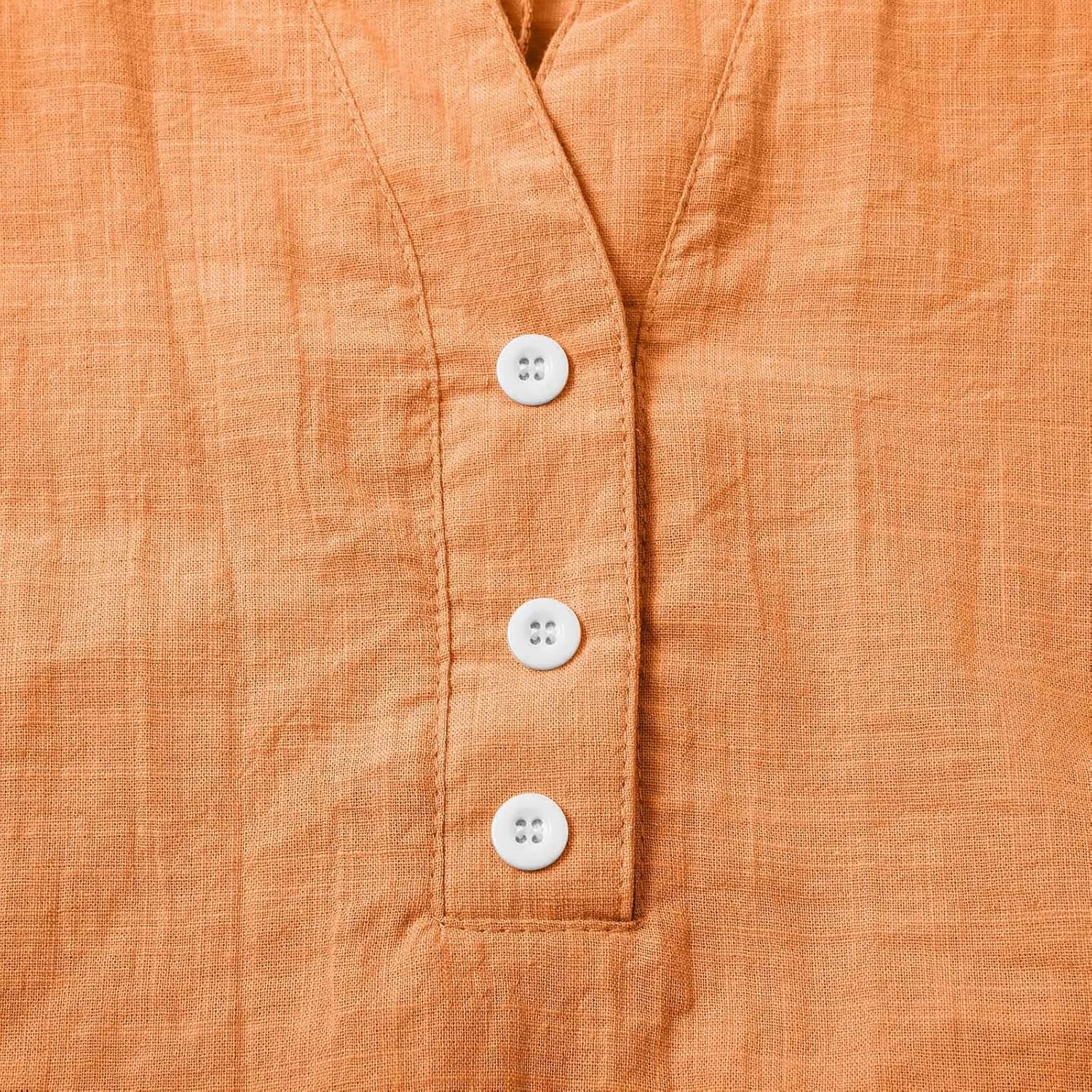Cotton Linen Tops for Women Loose Fit V Neck Button Down Henley Shirts Summer Short Sleeve Blouse Beach Tee Shirt