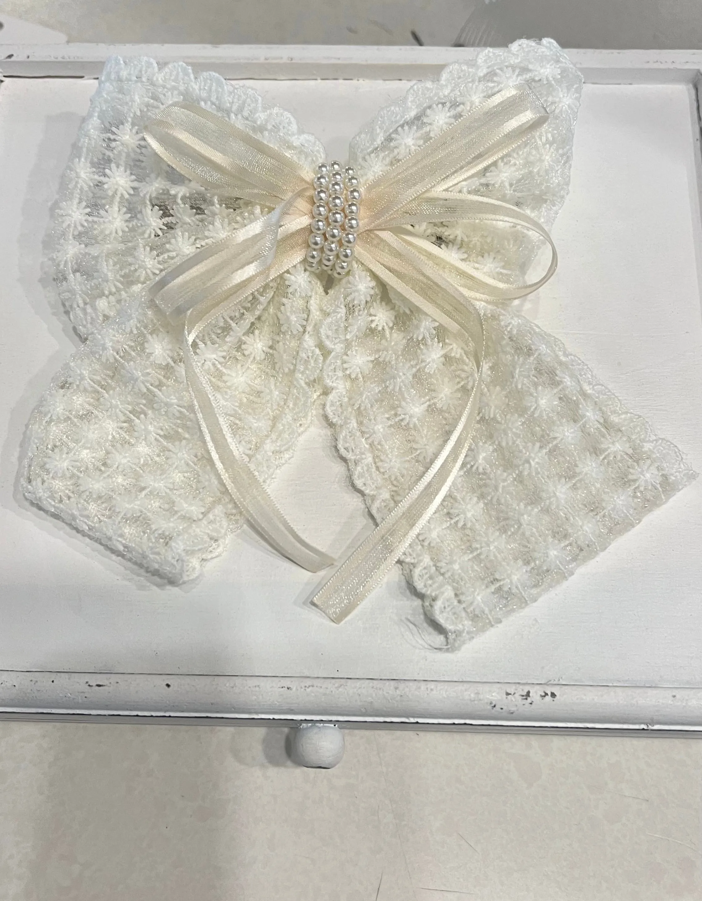 Crochet Lace Bow