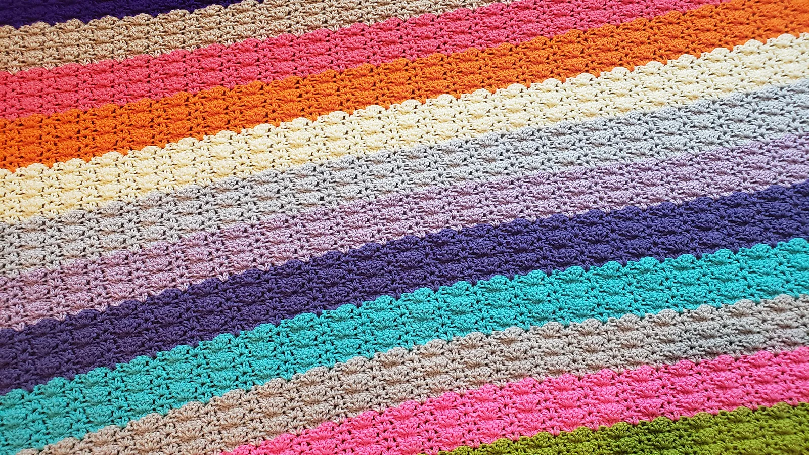 Crochet Pattern: Vivid Memories Afghan