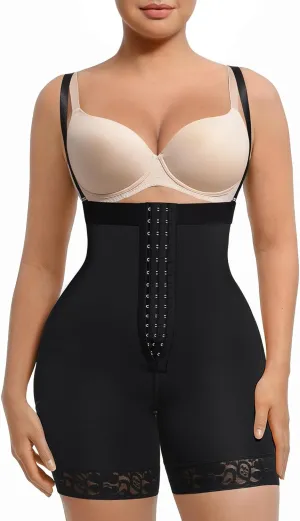 FeelinGirl Fajas Colombianas Shapewear for Women Post Surgery Compression Garment Tummy Control Shaper with Zipper Crotch