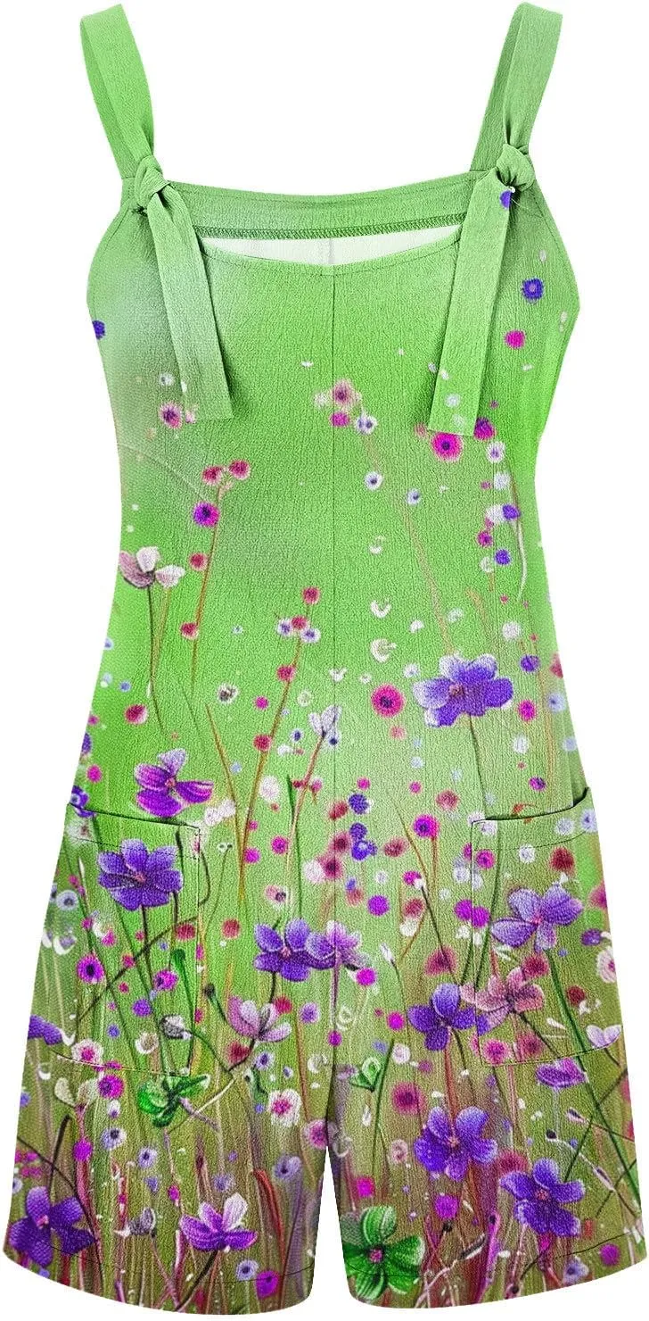 FZYLQY Short Jumpsuits for Women, 2025 Summer Trendy Outfits Vacation Beach Jumpsuits Rompers & Overalls Dressy Casual