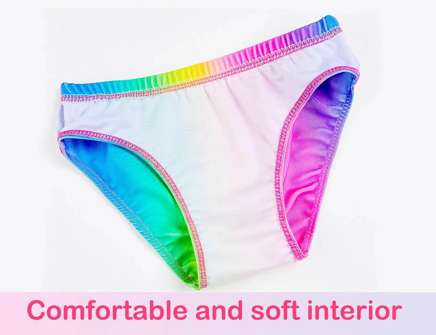 Girls Swimsuits Two Piece Tankini Bathing Suits Colorful Toddler Kids Ruffles Summer Beach Swimwear