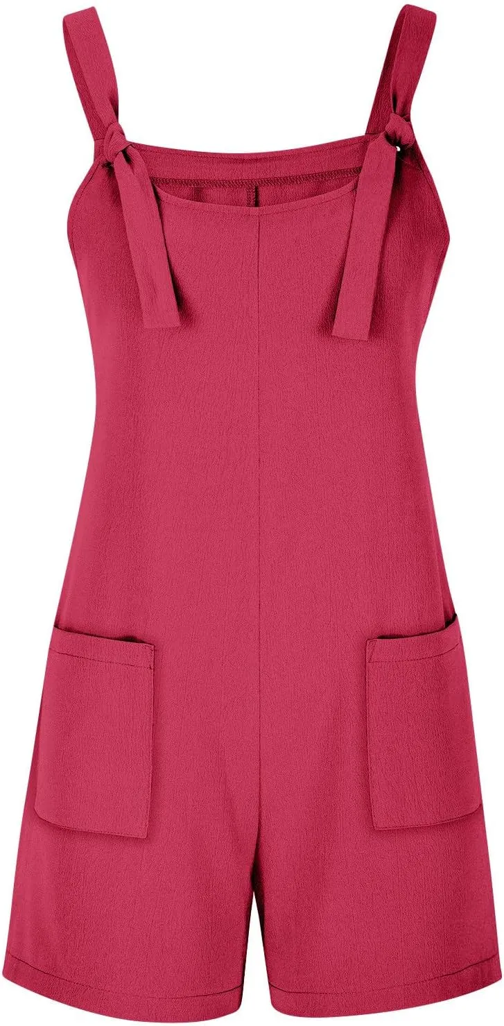 Hvyesh Short Summer Rompers for Women Trendy 2025 Outfits Vacation Beach Women's Jumpsuits Rompers & Overalls Dressy Casual