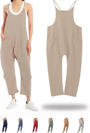 Jumpsuits for Women Casual Summer Outfits Rompers Comfy Beach Vacation Trendy Overalls Jumpers Fashion Clothes 2025