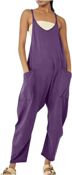 Jumpsuits for Women Casual Summer Outfits Rompers Comfy Beach Vacation Trendy Overalls Jumpers Fashion Clothes 2025