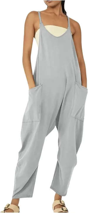 Jumpsuits for Women Casual Summer Outfits Rompers Comfy Beach Vacation Trendy Overalls Jumpers Fashion Clothes 2025