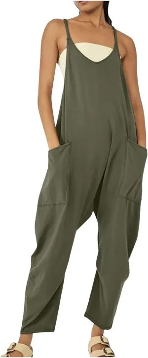 Jumpsuits for Women Casual Summer Outfits Rompers Comfy Beach Vacation Trendy Overalls Jumpers Fashion Clothes 2025
