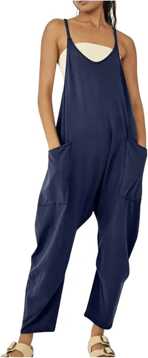 Jumpsuits for Women Casual Summer Outfits Rompers Comfy Beach Vacation Trendy Overalls Jumpers Fashion Clothes 2025