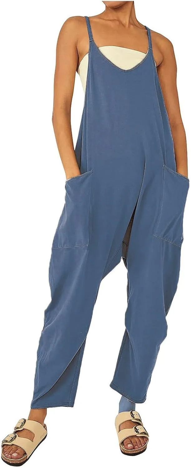 Jumpsuits for Women Casual Summer Outfits Rompers Comfy Beach Vacation Trendy Overalls Jumpers Fashion Clothes 2025