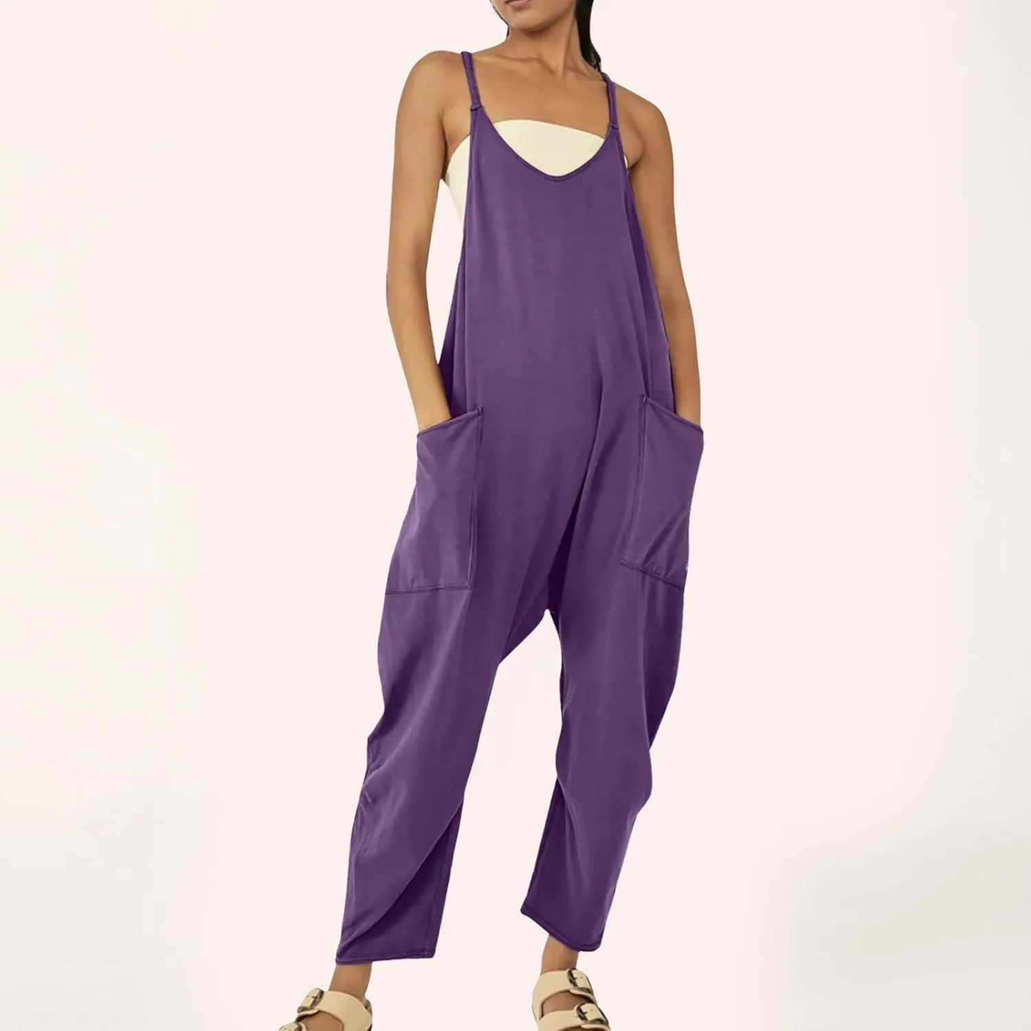 Jumpsuits for Women Casual Summer Outfits Rompers Comfy Beach Vacation Trendy Overalls Jumpers Fashion Clothes 2025