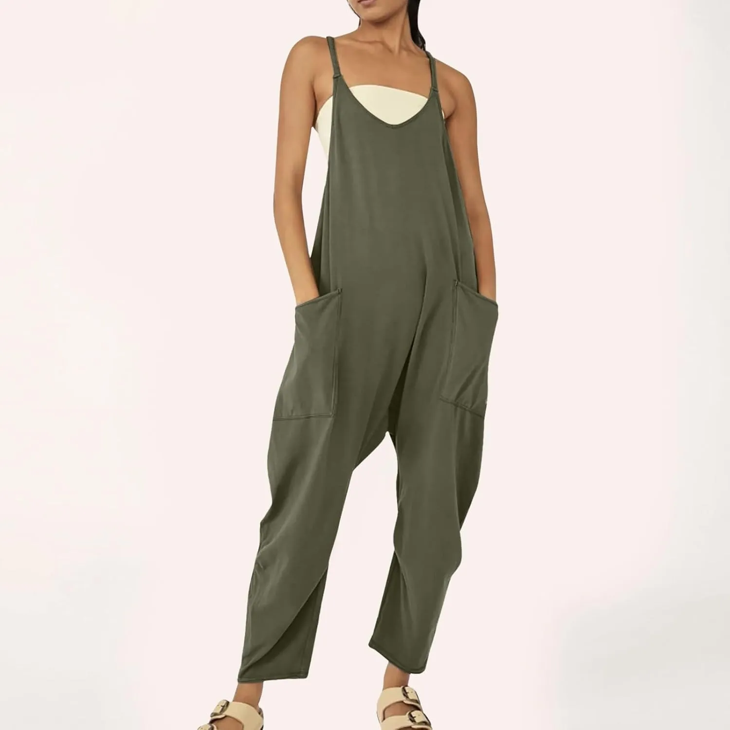 Jumpsuits for Women Casual Summer Outfits Rompers Comfy Beach Vacation Trendy Overalls Jumpers Fashion Clothes 2025