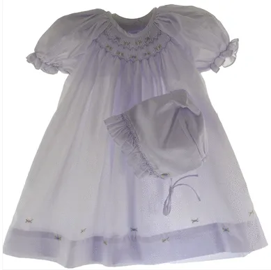 Lavender Smocked Baby Daydress