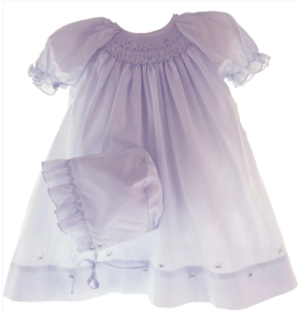 Lavender Smocked Baby Daydress