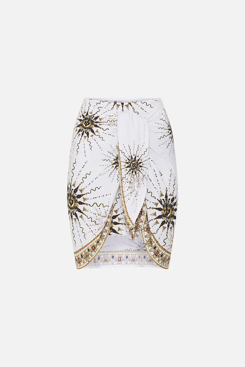 LAYERED SHORT SARONG WITH TIE FRONT GODDESS ENERGY