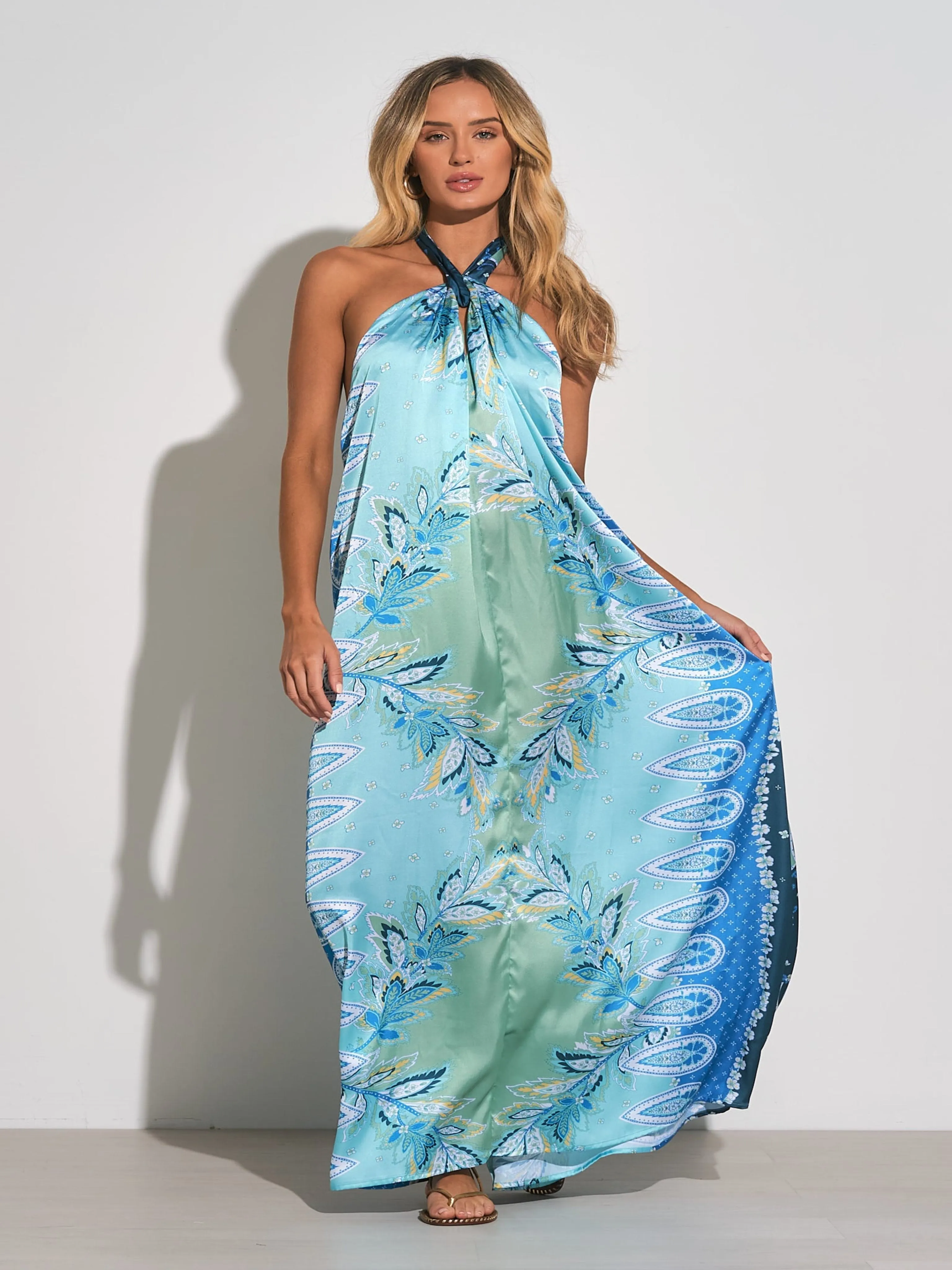 Leigh Halter Maxi Dress