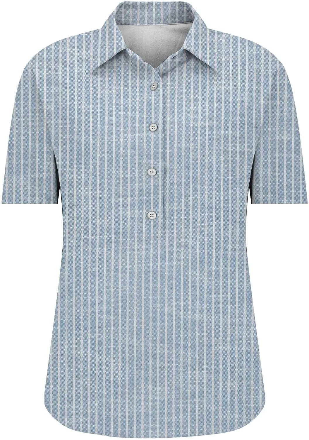Linen Boho Tops for Women Boho Tops for Women 2025 Hippie Summer Short Sleeve Button Up Blouses Short Sleeve Shirts