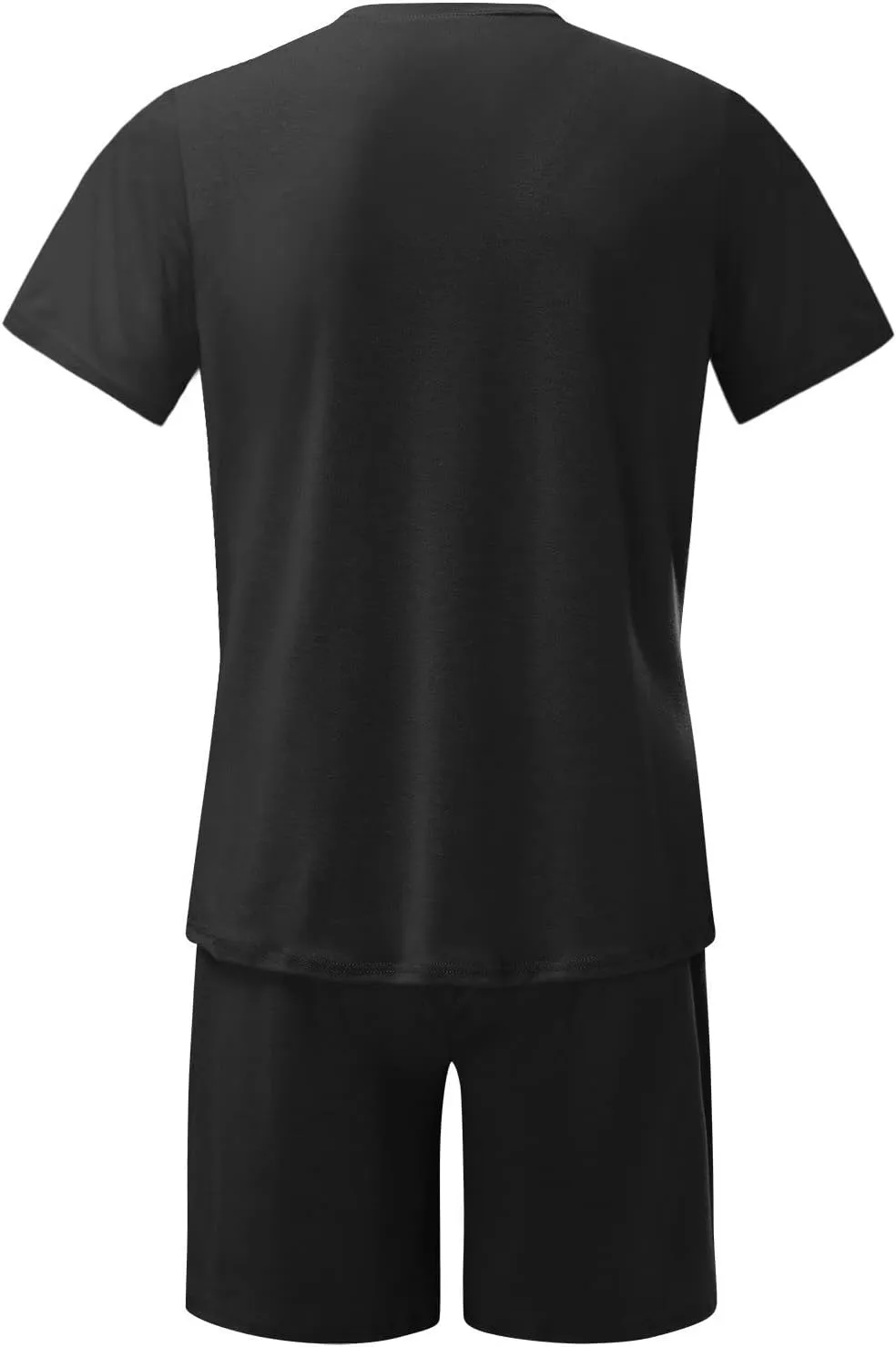 Men's 2 Piece Outfit Casual T Shirt and Shorts Set Plus Size Summer Tracksuits Beach Vacation Outfit Jogging Sweatsuit