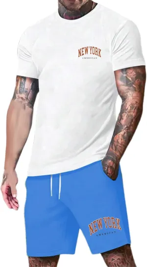 Mens 2 Piece Short Set Men Beach Outfits Sets Summer Fashion 2025 Outfit Two Linen Big and Tall for Shorts Shirt