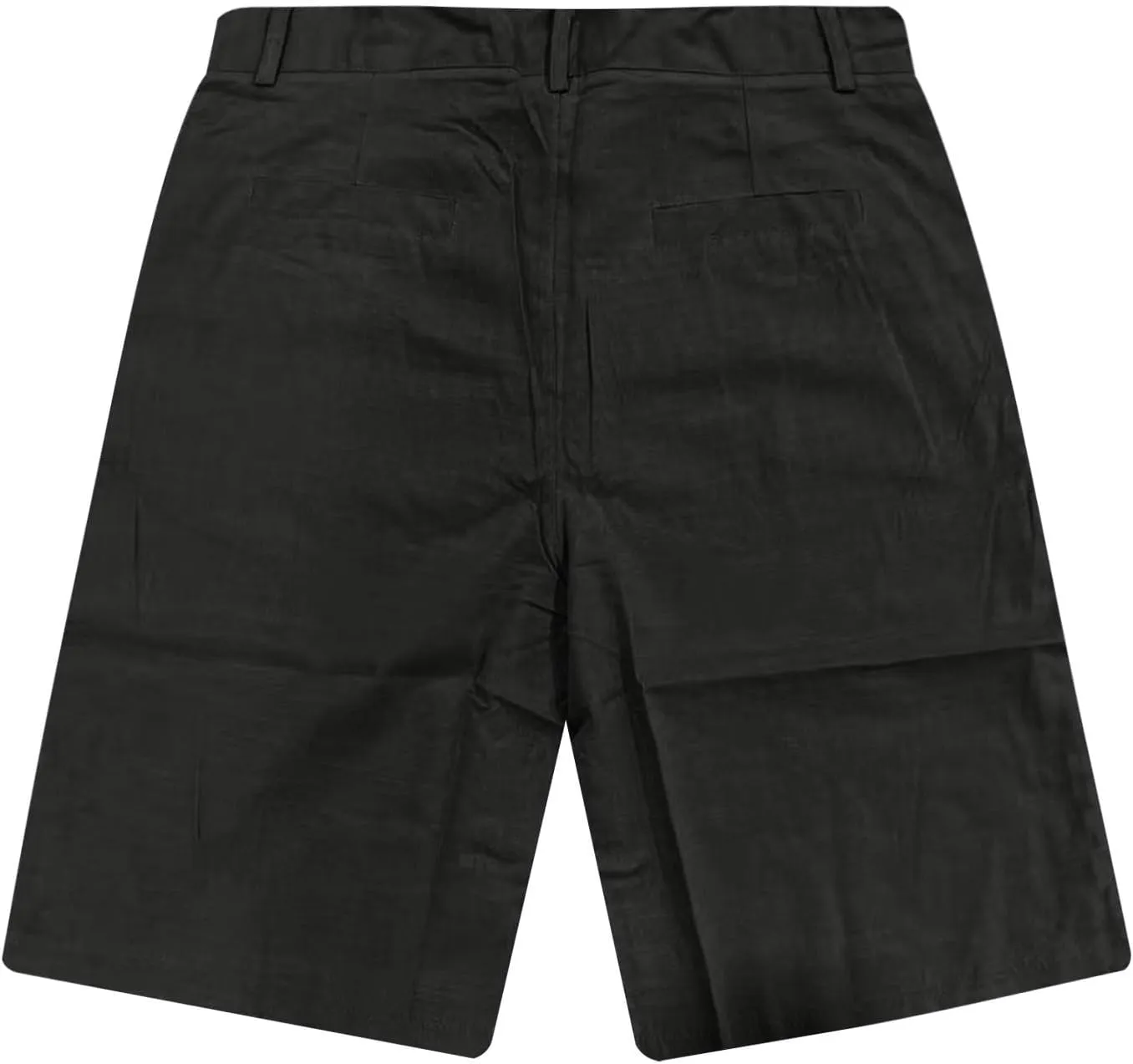 Mens Cotton Linen Shorts Solid Color Lightweight Breathable Summer Casual Lounge Shorts