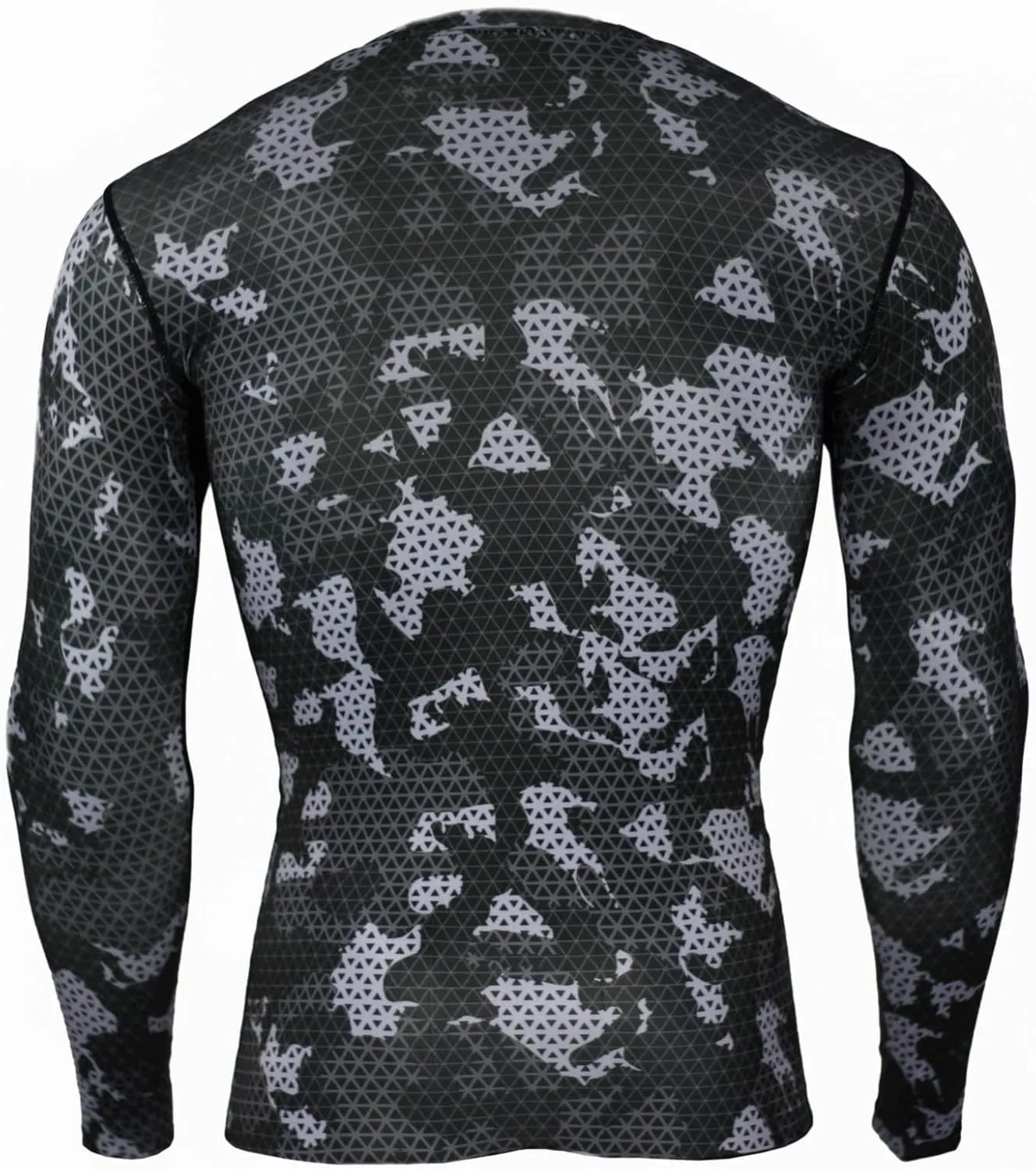 Mens Military Shirt Long Sleeve Camo Army Tactical Tops Fall Winter Tee Long Underwear Top Outdoor Hiking Shirts