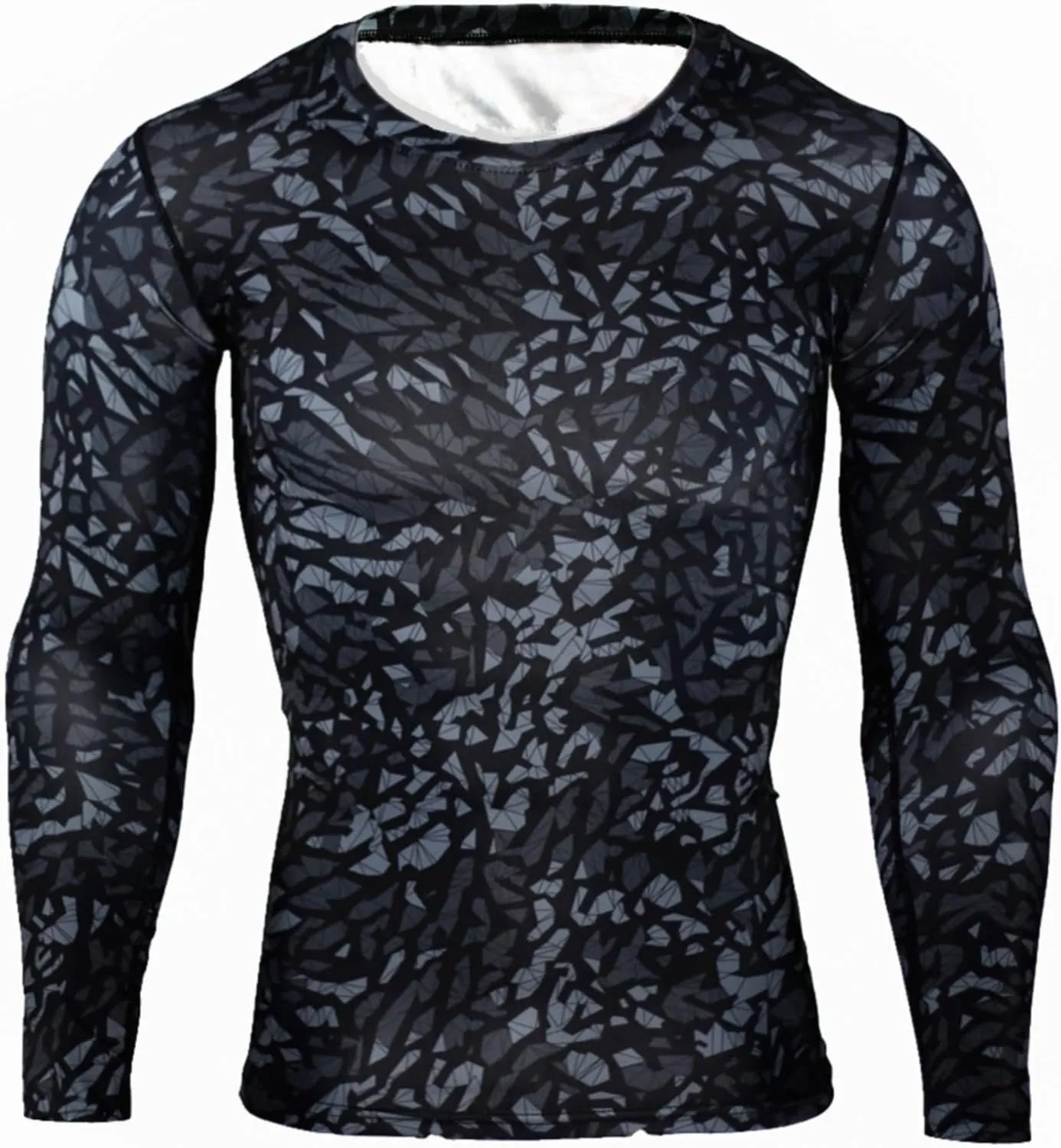 Mens Military Shirt Long Sleeve Camo Army Tactical Tops Fall Winter Tee Long Underwear Top Outdoor Hiking Shirts