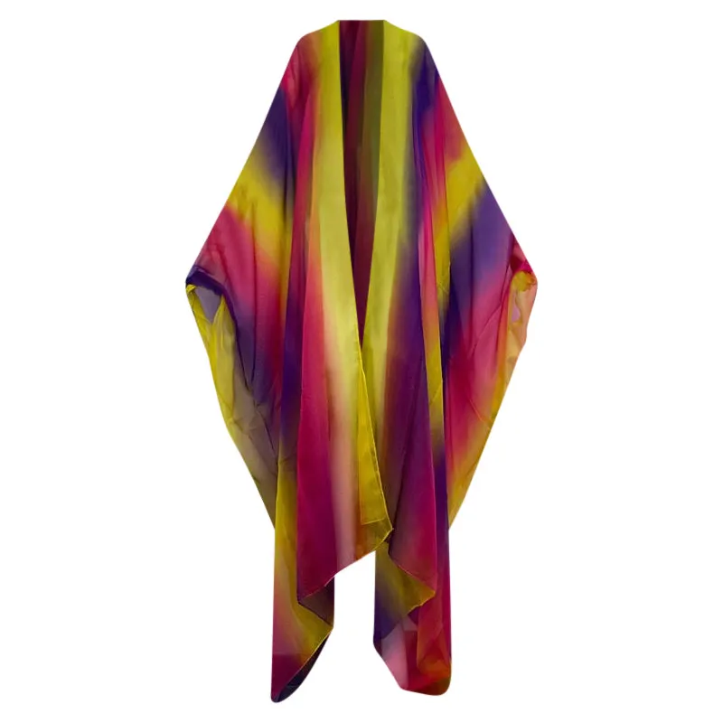 Ombre Sunset Sheer Cover Up Kimono