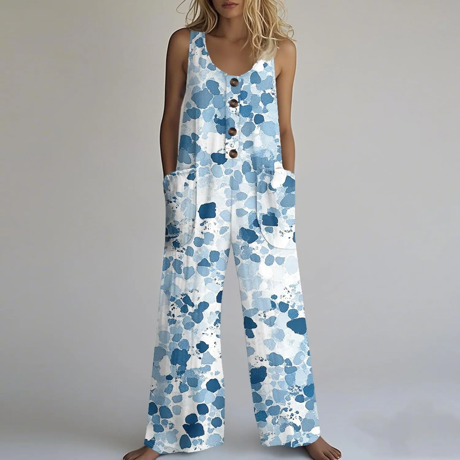 Rompers for Women 2025 Travel Sleeveless Overalls Adjustable Straps Beach Jumpsuits Sport Lounge Summer Outfits