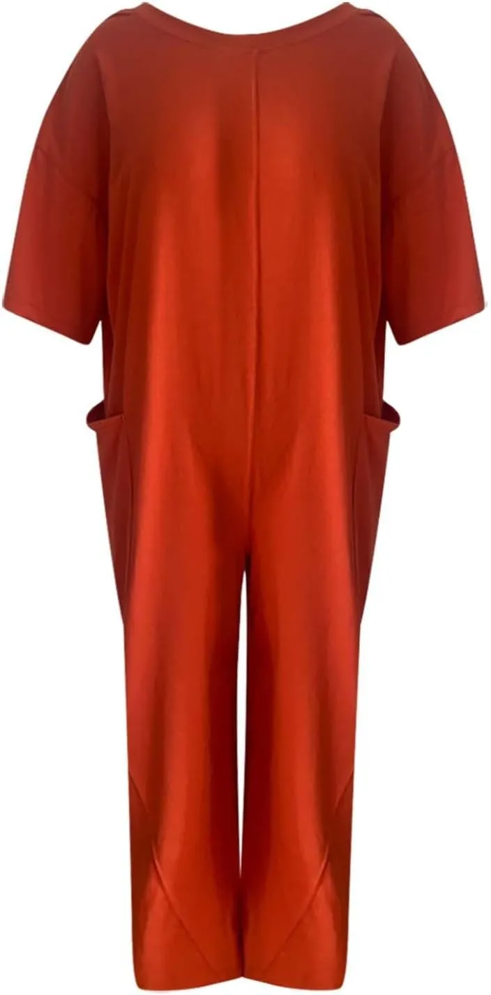 Rompers For Women Playsuit Women Long Jumpsuit Solid Button Boho Strap Women's Jumpsuit Summer Jumpsuits For Women