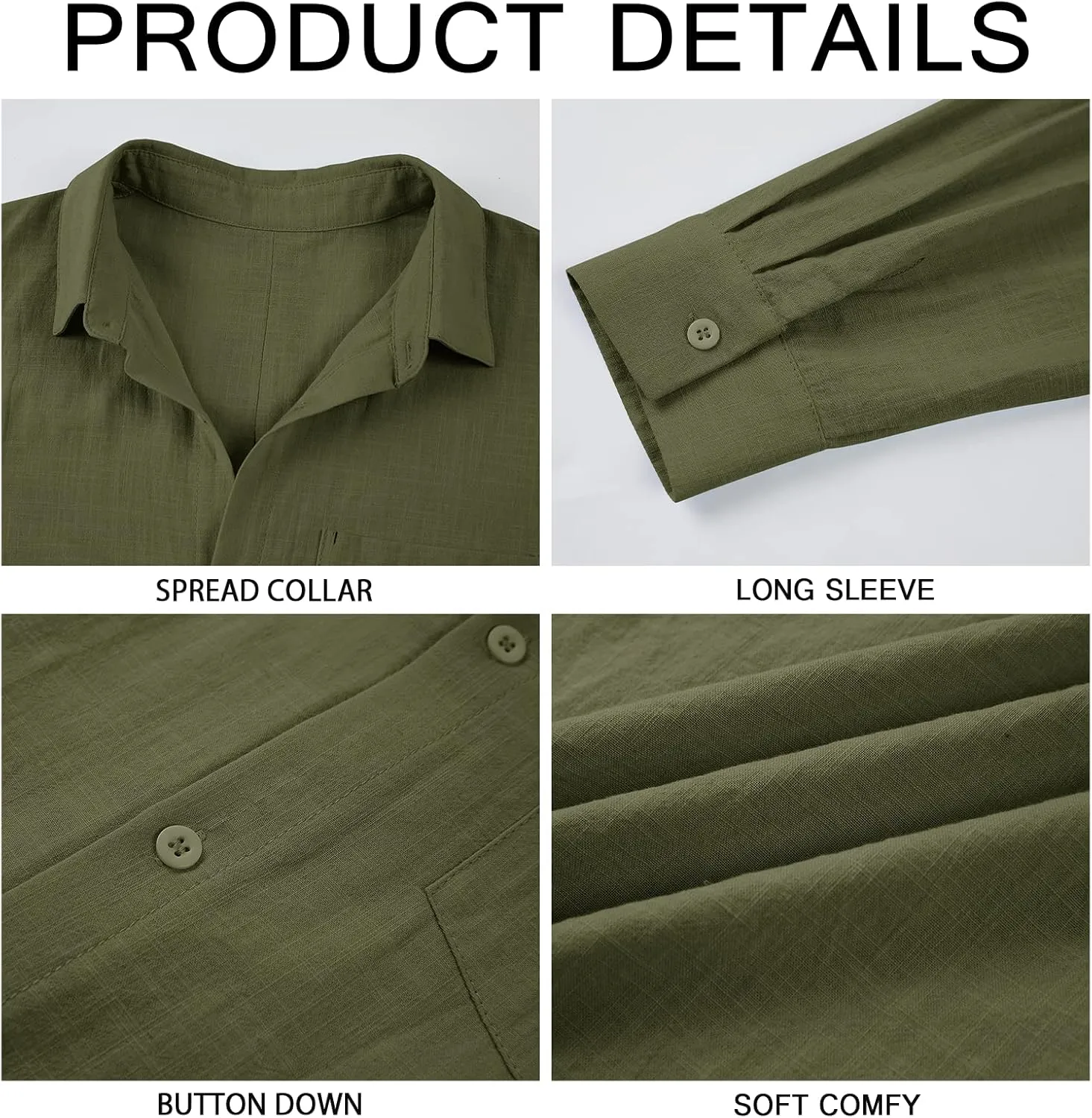 Runcati Womens Button Down Shirts Linen Cotton Long Sleeve Blouse Tunic Tops Cover Up Shirt Loose Beach Bikini Dress