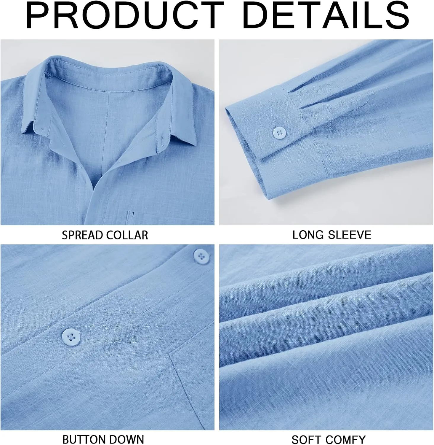 Runcati Womens Button Down Shirts Linen Cotton Long Sleeve Blouse Tunic Tops Cover Up Shirt Loose Beach Bikini Dress