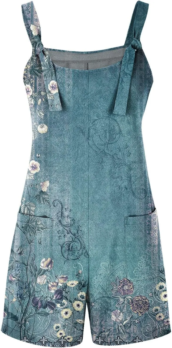 Short Jumpsuits for Women,2024 Summer Trendy Outfits Vacation Beach Jumpsuits Rompers & Overalls Dressy Casual