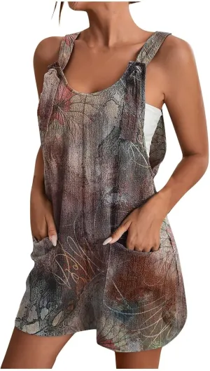 Short Jumpsuits for Women,2024 Summer Trendy Outfits Vacation Beach Jumpsuits Rompers & Overalls Dressy Casual