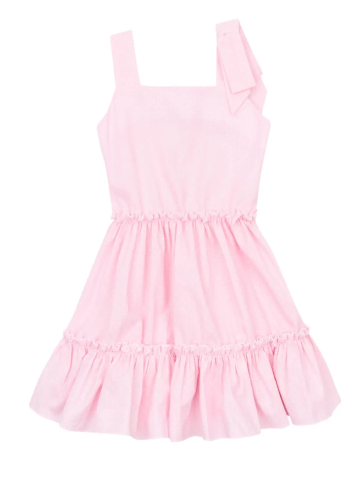 Strawberry Smiles Polka Dot Smocked Dress by Kids Couture