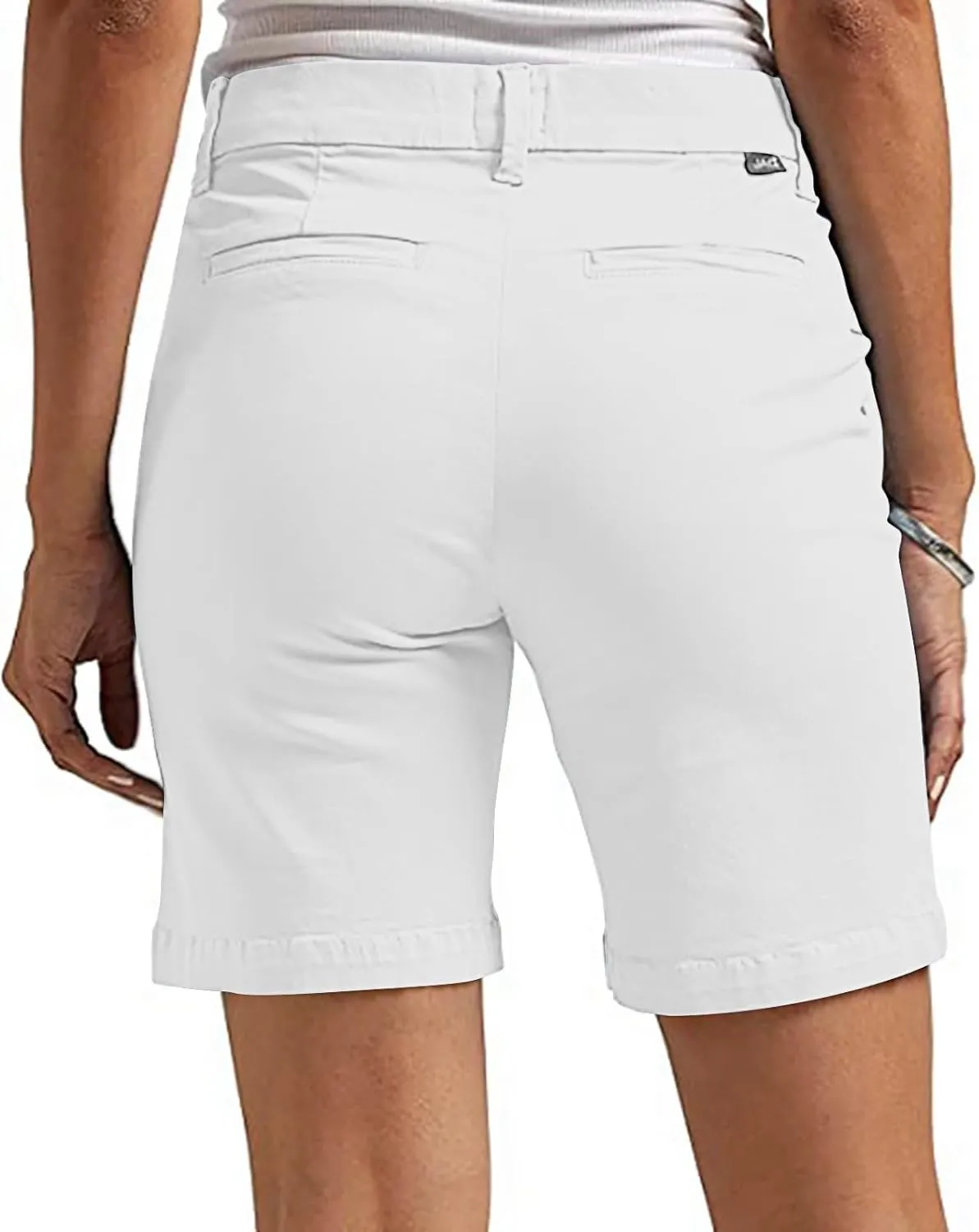 Summer Bermuda Shorts for Women 2025 Casual Stretchy Dressy Short Pants High Waisted Lounge Shorts with Pockets