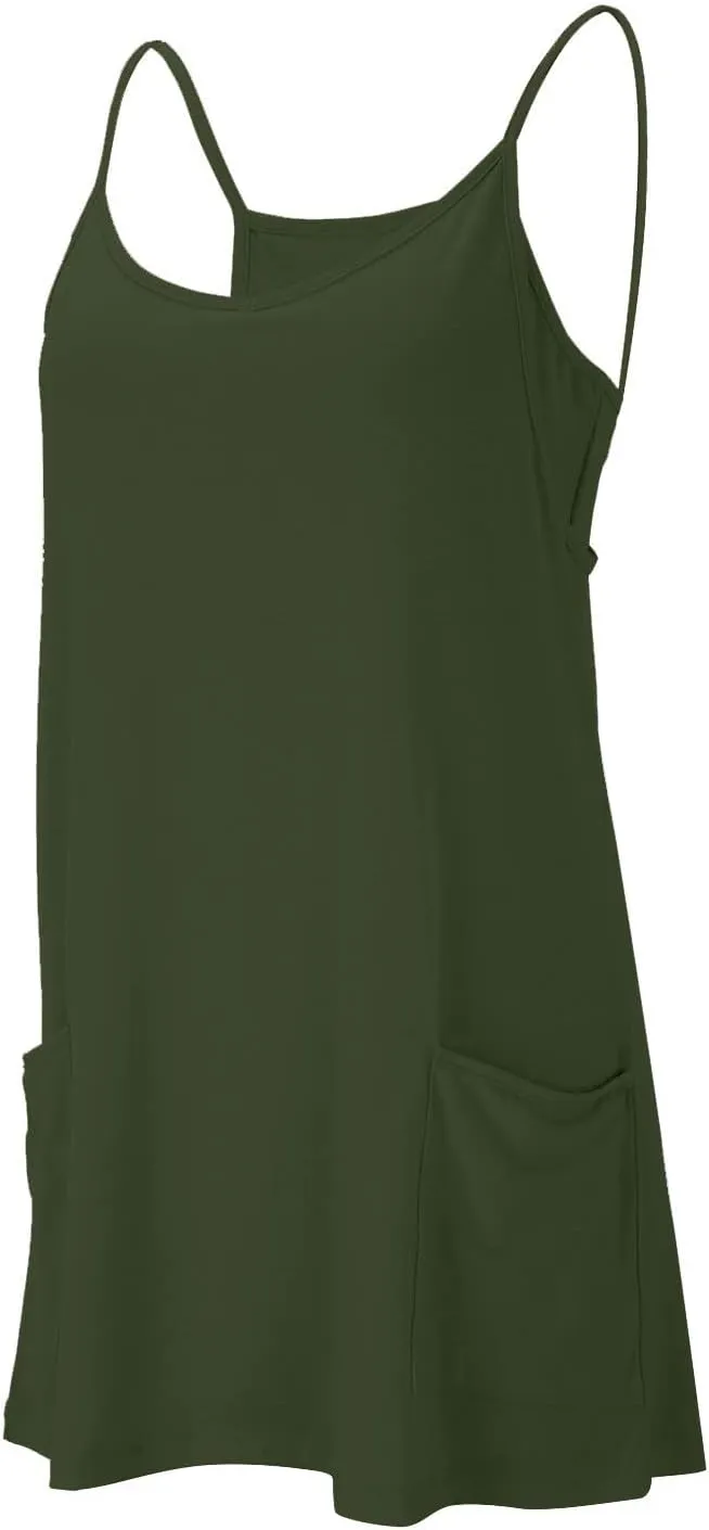 Summer Rompers for Women 2025 Dressy Casual Loose Sleeveless Shorts Jumpsuits Beach Vacation Outfits with Pockets