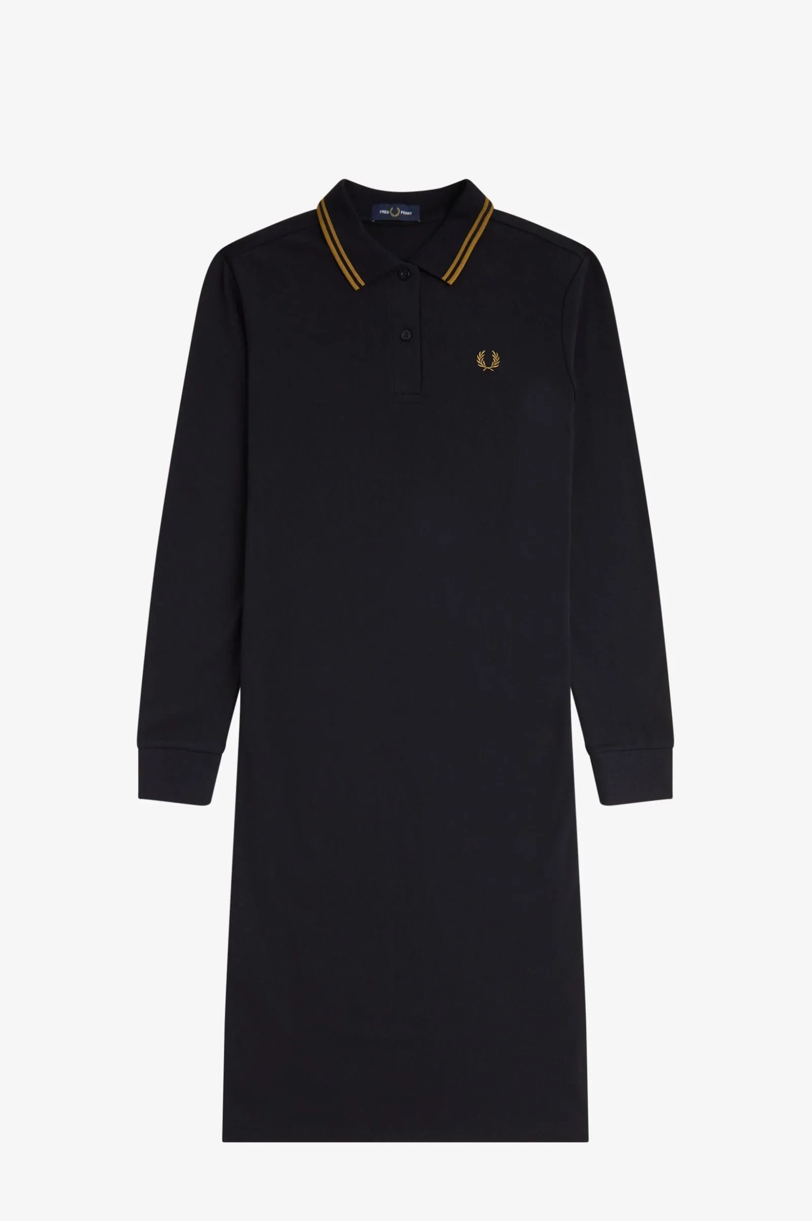 THE LS FRED PERRY SHIRT DRESS
