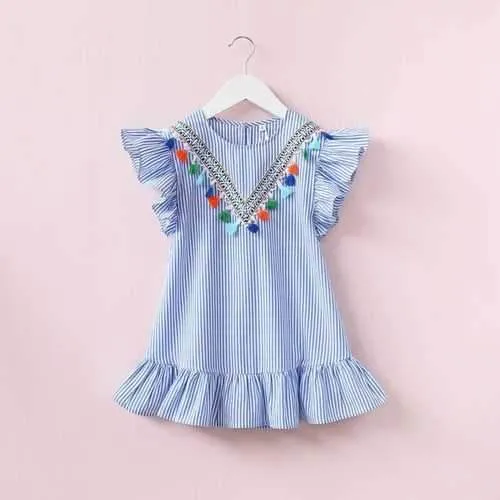 Unique Ball Decor Girls Summer Dresses