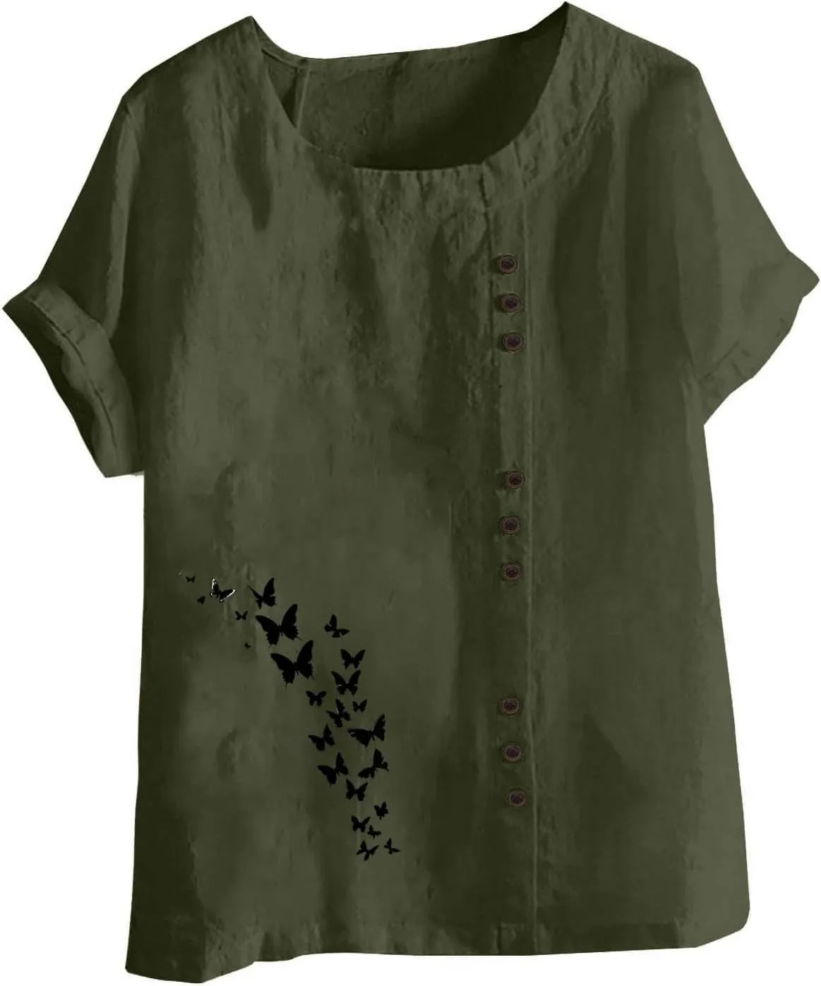 Womens Cotton Linen Tank Tops Cotton Long Sleeved Shirt Loose Embroidered Top 2025 Trendy Summer Retro Embroidered Boho
